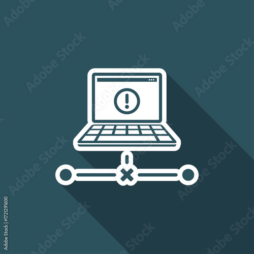 Network error - Flat minimal icon