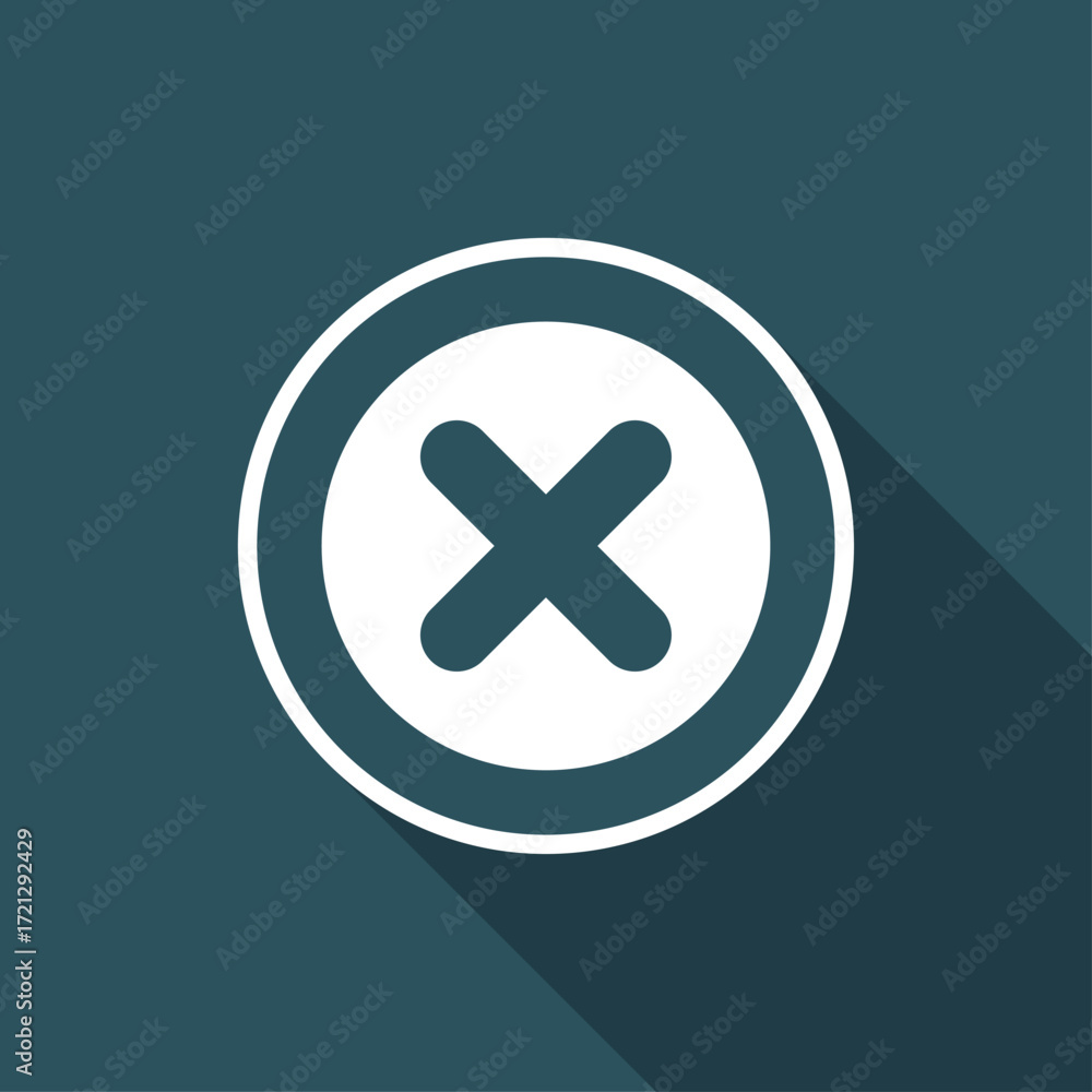 Obraz premium Error - Vector flat minimal icon