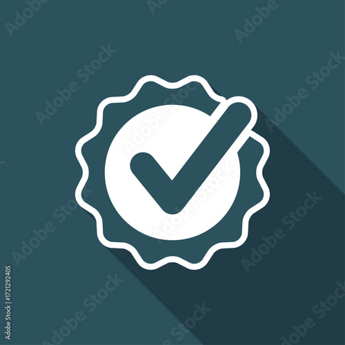 Approval check - Vector flat minimal icon