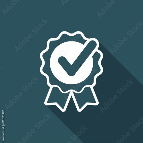 Approval check - Vector flat minimal icon