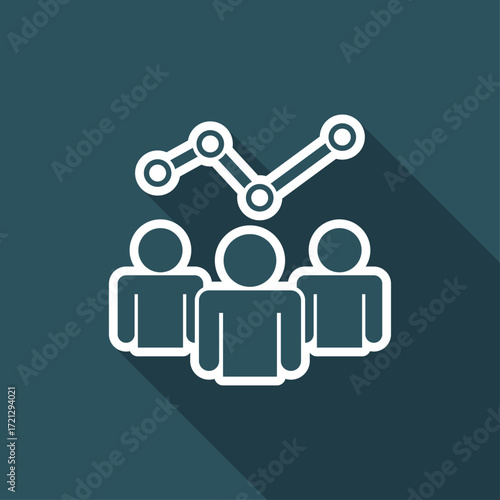 Analytical Services flat icon