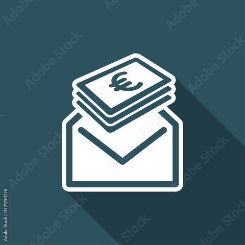 Corruption concept flat icon