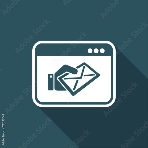 Web mail service icon