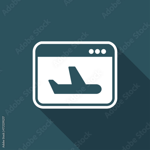 Airline web services icon