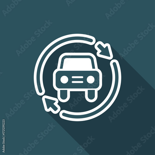 Car services renew icon