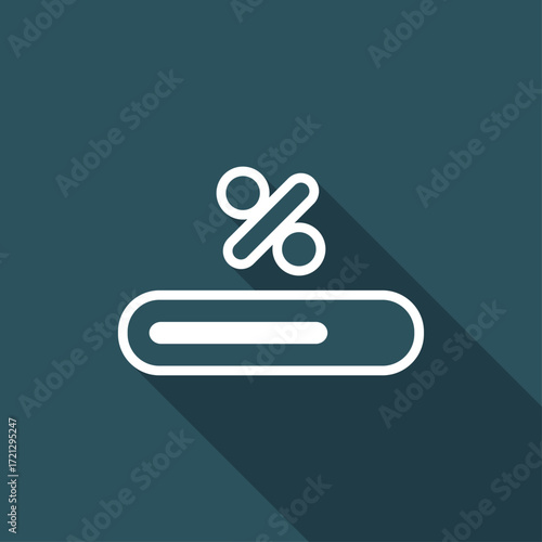 Bar progress computer icon