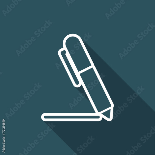 Pen - Flat vector icon