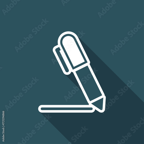 Pen - Flat vector icon