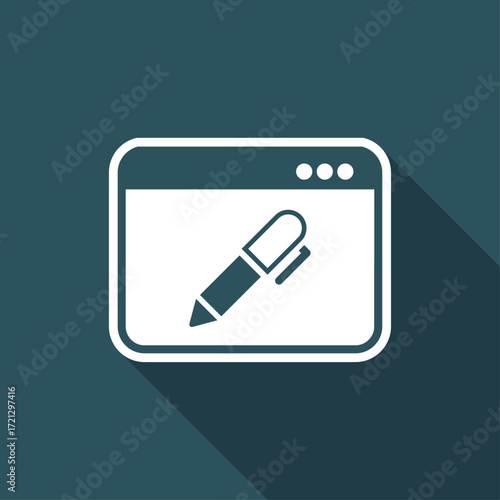 Pen and application for creative design or text writing