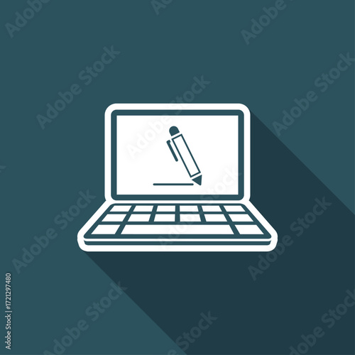 Icon of application for handwriting