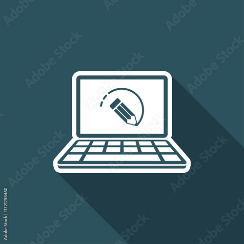 Designer software - Vector flat icon