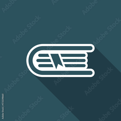 Book icon - Minimal vector icon