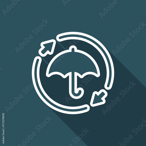 Full protection - Minimal vector icon