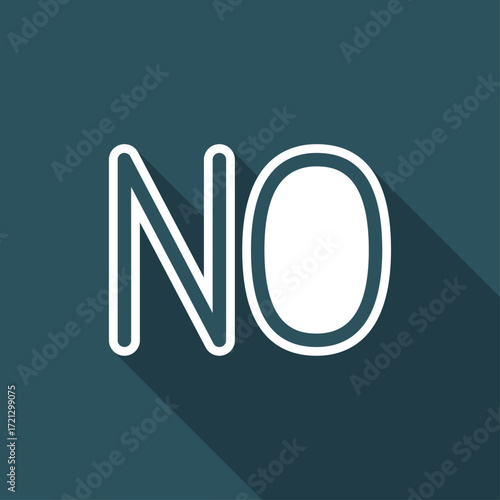 Refusal concept - Minimal vector icon