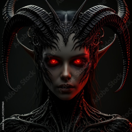 Female demon, her eyes are ...