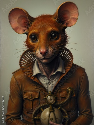 Anthropomorphic mouse dress...