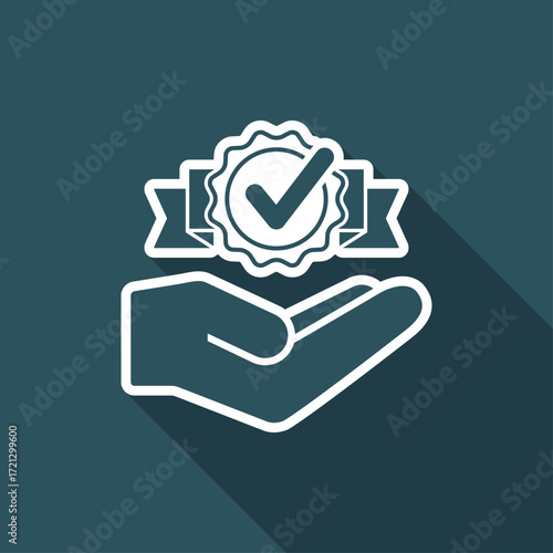Premium services - Vector flat icon