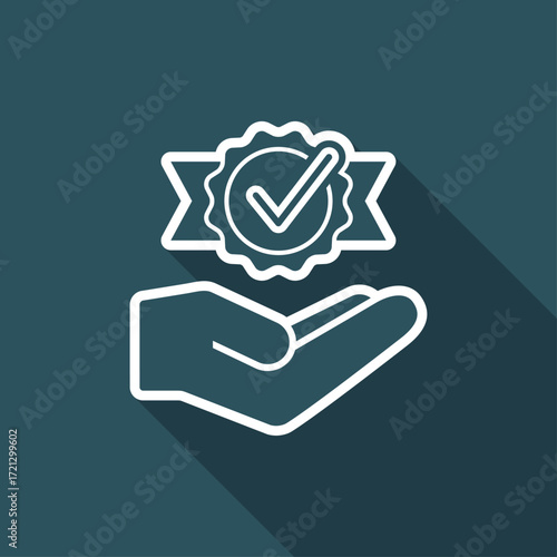 Premium services - Vector flat icon