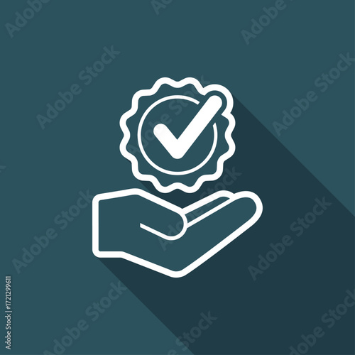 Service offer - Check best option - Minimal icon