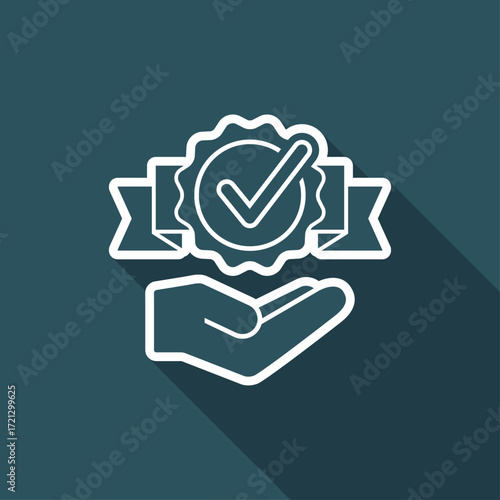 Service offer - Check best option - Minimal icon