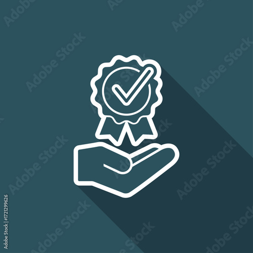 Service offer - Check best option - Minimal icon