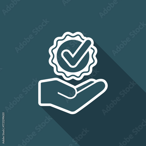 Service offer - Check best option - Minimal icon