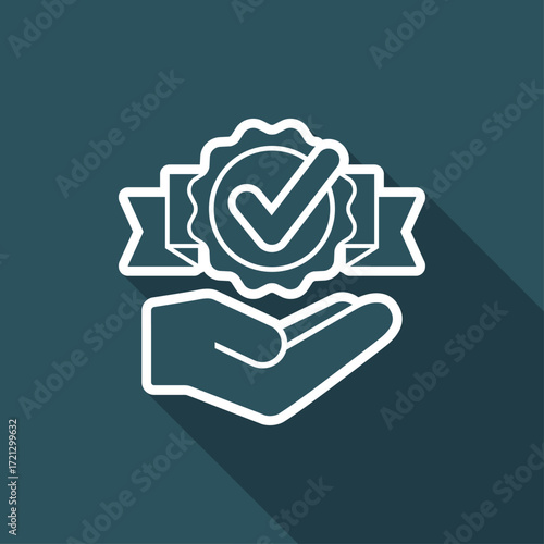 Service offer - Check best option - Minimal icon