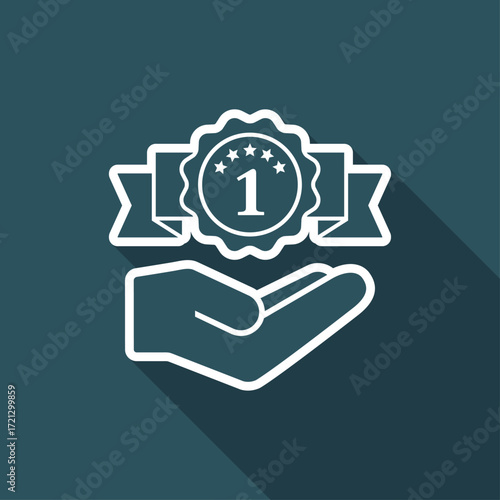 Service offer - Number one - Minimal icon