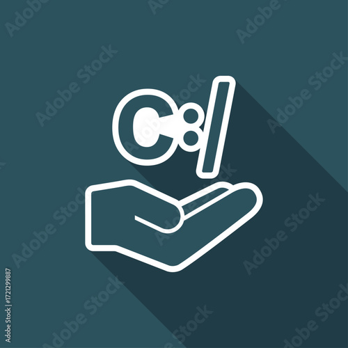 Computer programming - Minimal vector flat icon