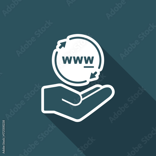 Web services - Minimal modern icon