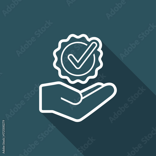 Checkmark symbol - Minimal modern icon