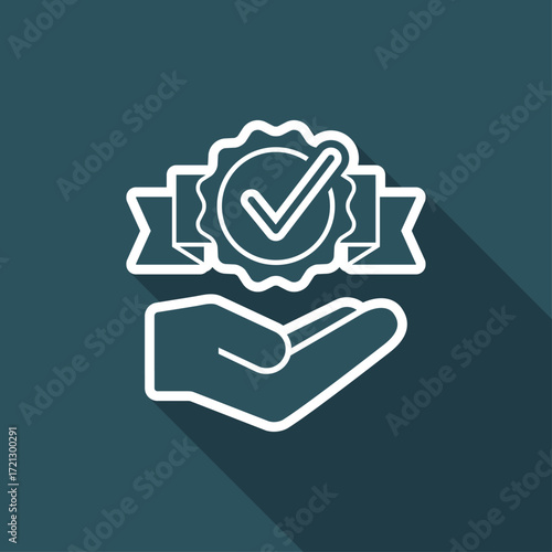 Checkmark symbol - Minimal modern icon