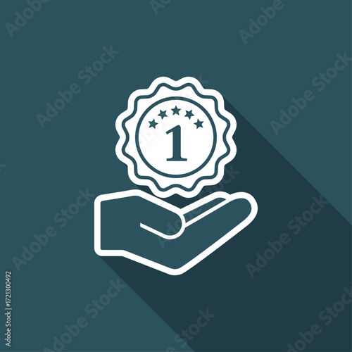 Top rating award - Minimal modern icon