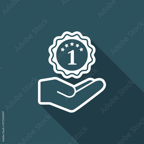 Top rating award - Minimal modern icon