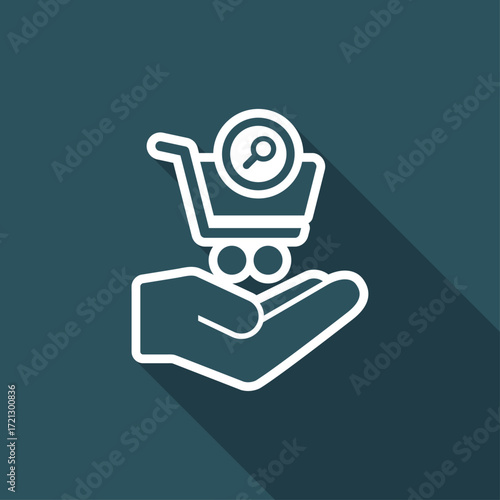 Find product - Minimal modern icon