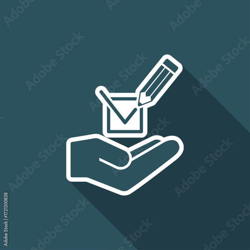 Mark option - Minimal modern icon