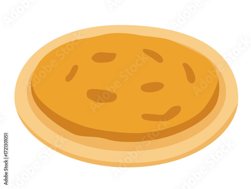 cheese and bread of indian BHATURE