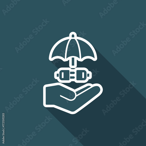 Protected connection - Minimal vector icon