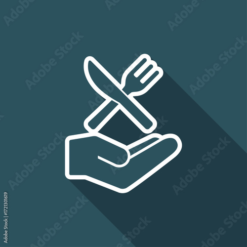 Food services - Vector minimal icon