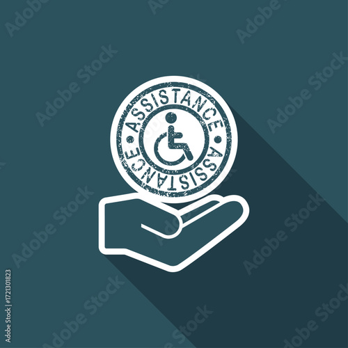 Disability support services - Minimal icon