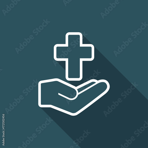 Religious services concept - Minimal flat icon