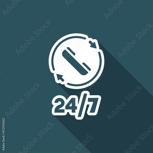 Steady phone support - Vector web icon