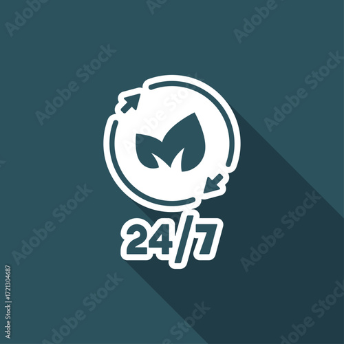 Steady gardening services - Vector web icon