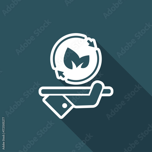 Full ecology services - Vector web icon