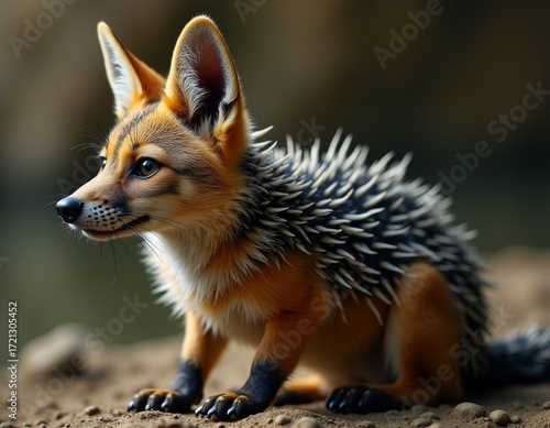 Hybrid animal between jacka...