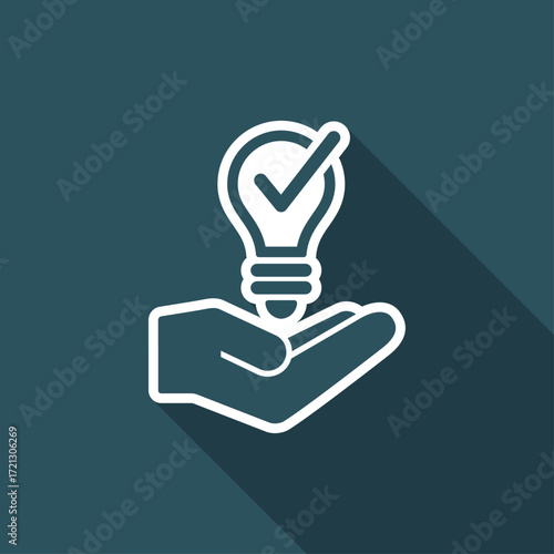 Propose brilliant idea - Vector web icon