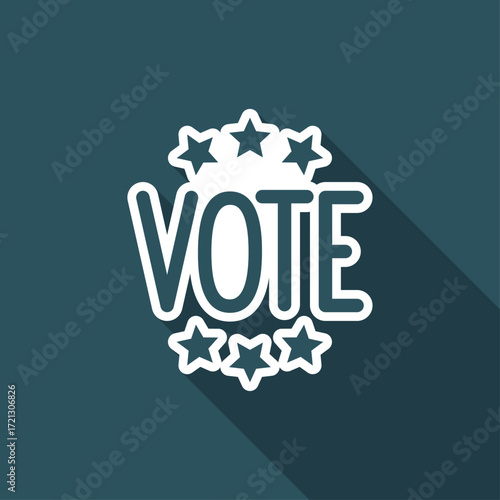 Vote concept - Vector web icon