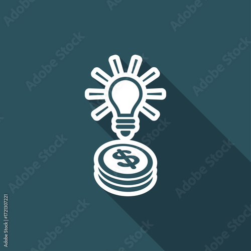 Crowdfunding - Vector web icon