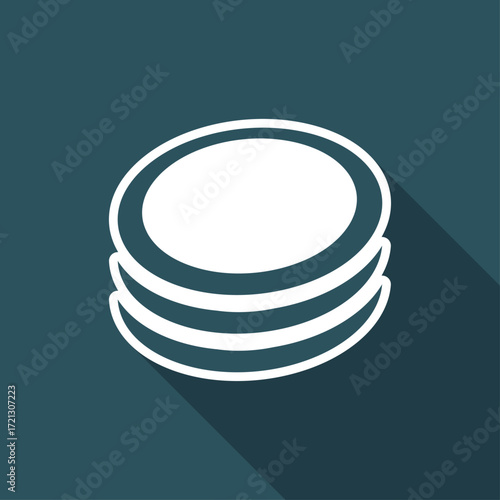 Coins - Vector web icon