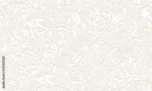 Intricate Beige Wallpaper with Leaf Pattern Emphasizing Subtle Texture and Organic Design for Elegant Interior Decoration